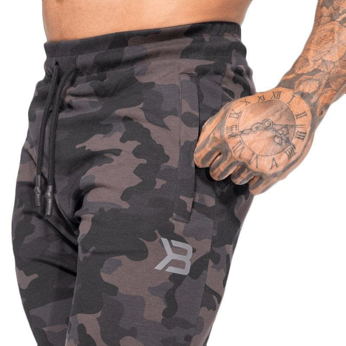 Better Bodies Tapered Joggers V2W Dark Camo - Tapered Joggers at MySupplementShop by Better Bodies