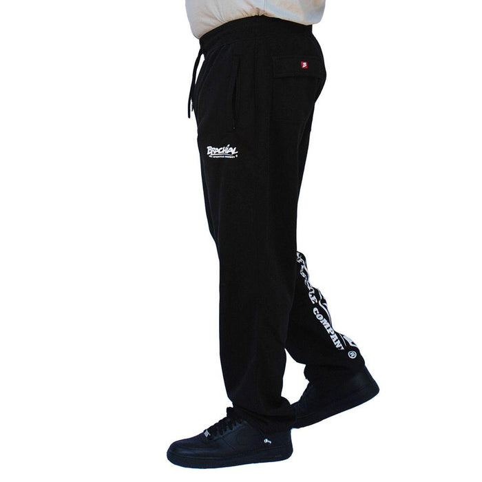 Brachial Tracksuit Trousers Lightweight - Black - Tracksuit Trousers at MySupplementShop by Brachial The Lifestyle Company