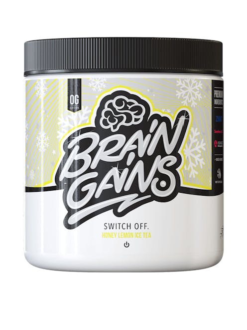 Brain Gains Switch Off Original Nootropic Sleep Aid 200g - Honey Lemon Ice Tea - Sleep aid at MySupplementShop by Brain Gains