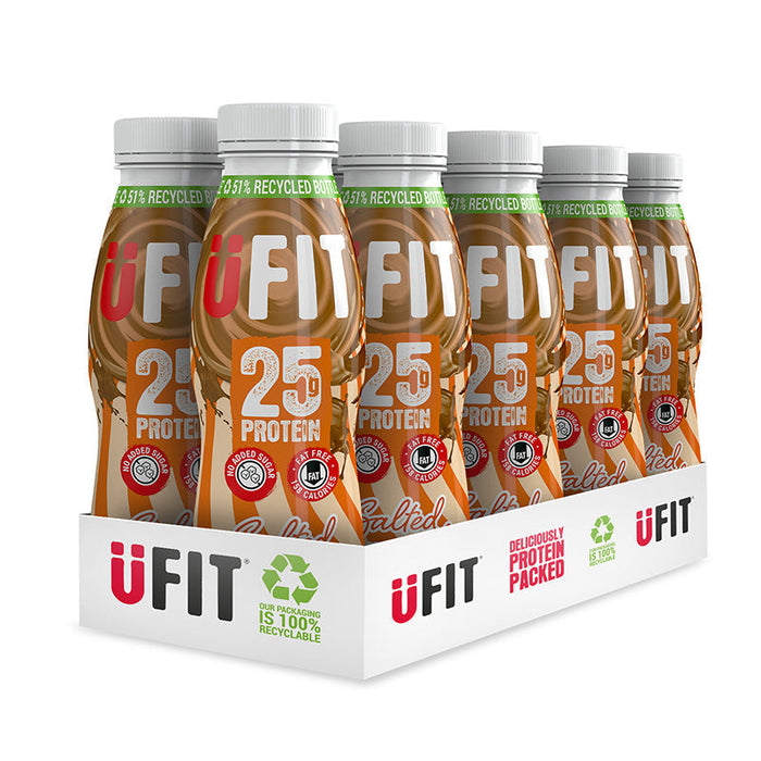 UFIT Protein RTD 10x330ml - Salted Caramel - Protein Drink at MySupplementShop by UFIT Protein