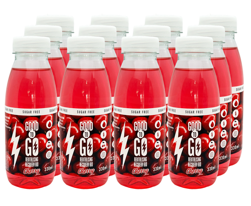 GoodToGo Hydration 12x330ml - Cherry - Recovery & Hydration Drinks at MySupplementShop by GoodToGo