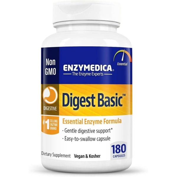 Enzymedica Digest Basic 180 Capsules - Digestive Health at MySupplementShop by Enzymedica