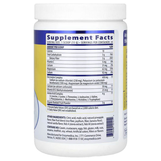 Enzymedica Fasting Today 264g Topical Pineapple Flavour - Sports Nutrition at MySupplementShop by Enzymedica