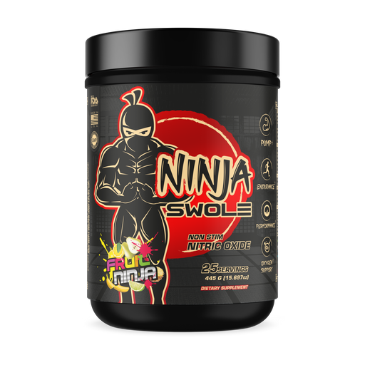 Ninja Swole Non Stim Pre Workout 445g - Fruit Ninja - Sports Supplements at MySupplementShop by Ninja