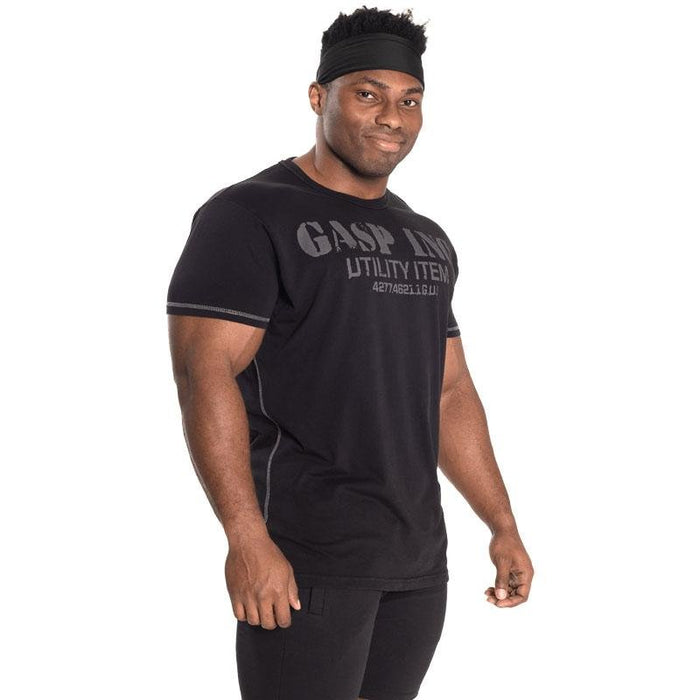 GASP Basic Utility Tee - Black - T-Shirt at MySupplementShop by Gasp