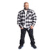 GASP Heavy Flannel Shirt - Grey/Black - T-Shirt at MySupplementShop by Gasp