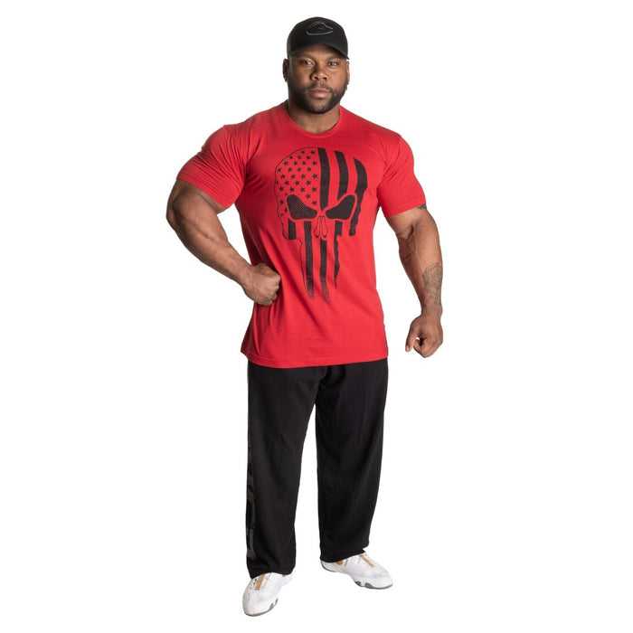 GASP Skull Standard Tee - Chilli Red - Standard Tee at MySupplementShop by Gasp