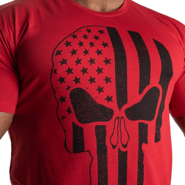 GASP Skull Standard Tee - Chilli Red - Standard Tee at MySupplementShop by Gasp