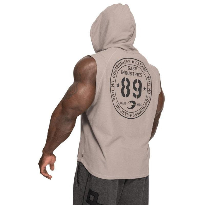 GASP Thermal SL Hoodie - Steel Grey - XL - Thermal SL Hoodie at MySupplementShop by Gasp