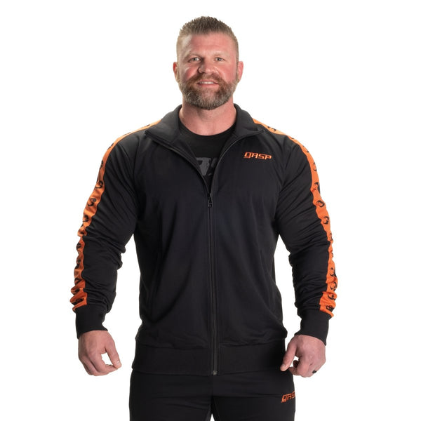 GASP Tracksuit Jacket - Black/Flame - Large - Tracksuit Jacket at MySupplementShop by Gasp