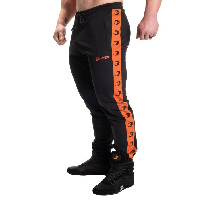 GASP Tracksuit Pants - Black/Flame - Tracksuit Pants at MySupplementShop by Gasp