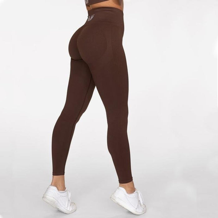 Gavelo Seamless Booster Leggings- Chicory Coffee - Large - Leggings at MySupplementShop by Gavelo