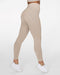 Gavelo Seamless Ribbed Leggings - Sand - Medium - Leggings at MySupplementShop by Gavelo