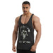 Gold's Gym Camo Logo Classic Stringer - Charcoal - Small - Stringer at MySupplementShop by Gold's Gym