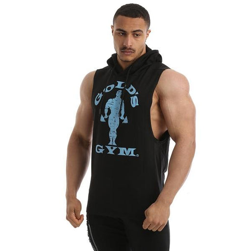 Gold's Gym Drop Armhole Sweat - Black - Small - Sweatshirt at MySupplementShop by Gold's Gym