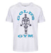 Golds Gym Muscle Joe T-Shirt - White/Blue - Small - T-shirt at MySupplementShop by Gold's Gym