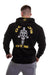 Gold's Gym Muscle Joe Zip Through Hoodie Black - Medium - Hoodie at MySupplementShop by Gold's Gym