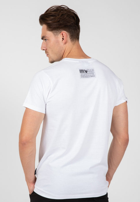 Gorilla Wear Classic T-Shirt White - Small - T-Shirt at MySupplementShop by Gorilla Wear