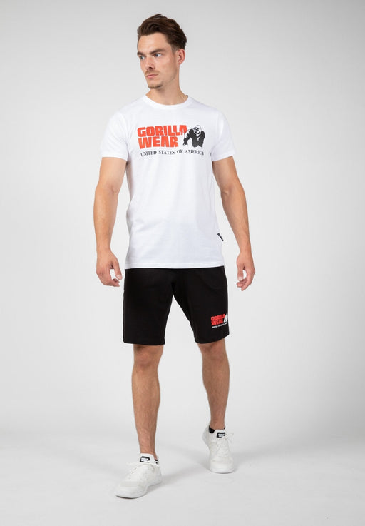 Gorilla Wear Classic T-Shirt White - Large - T-Shirt at MySupplementShop by Gorilla Wear