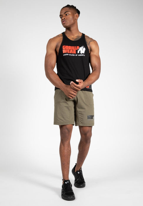 Gorilla Wear Classic Tank Top - Black - Tank Top at MySupplementShop by Gorilla Wear