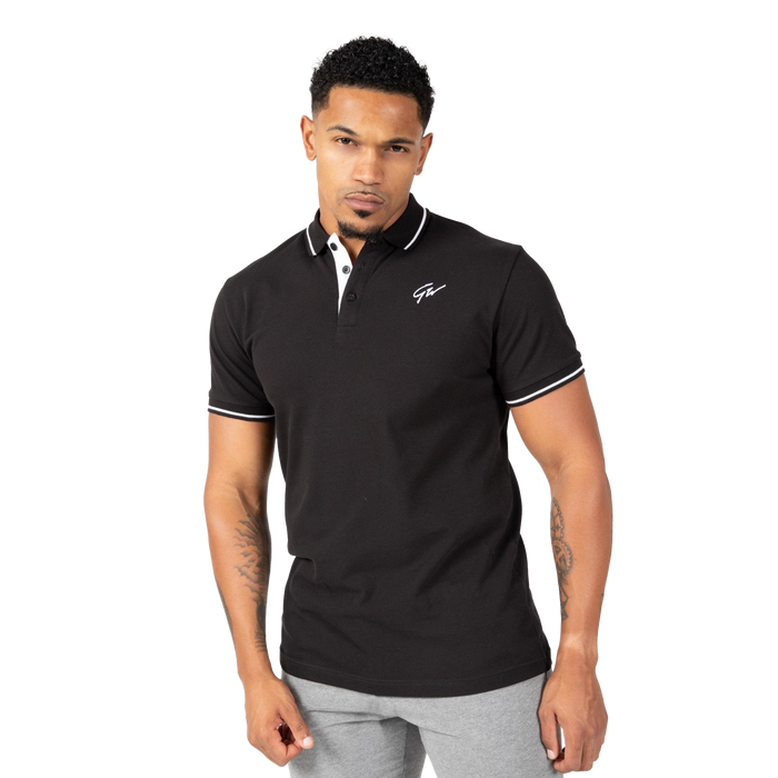 Gorilla Wear Delano Polo Black/White