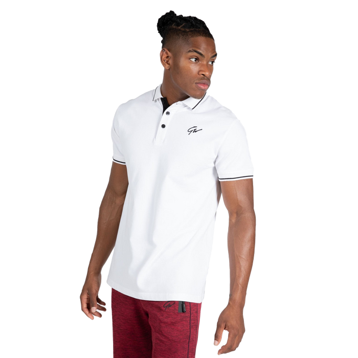 Gorilla Wear Delano Polo White/Black