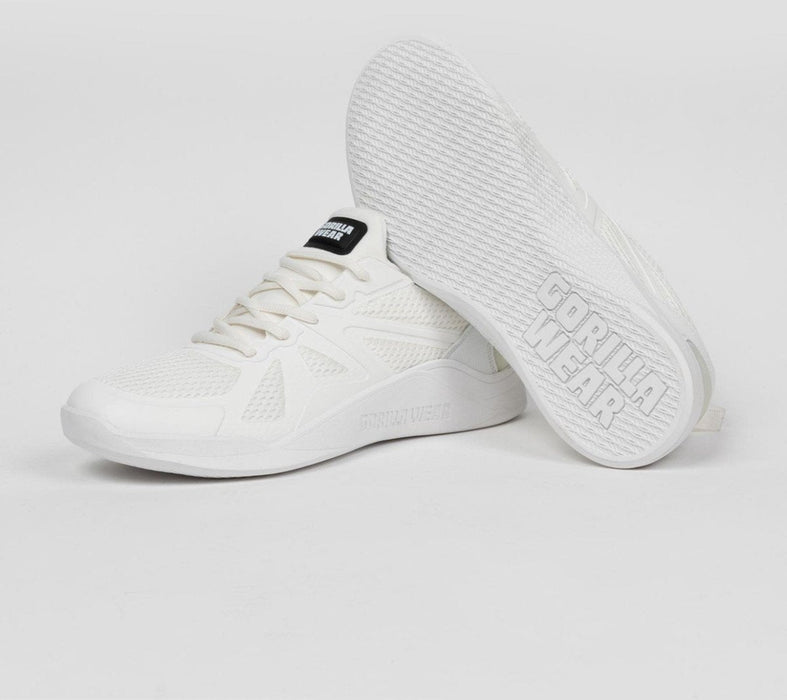 Gorilla Wear Gym Hybrids - White/White - EU 36 - Footwear at MySupplementShop by Gorilla Wear