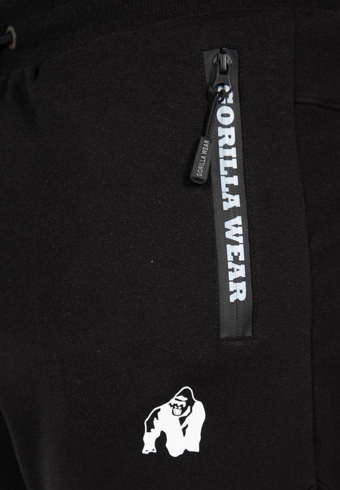 Gorilla Wear Knoxville 3/4 Sweatpants - Black - Sweatpants at MySupplementShop by Gorilla Wear