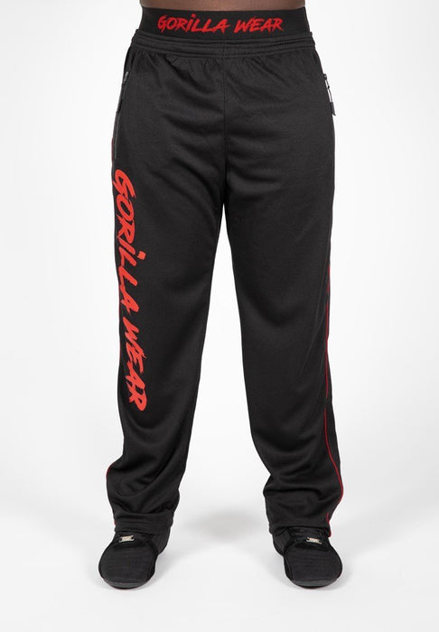 Gorilla Wear Mercury Mesh Pants Black/Red - Mesh Pants at MySupplementShop by Gorilla Wear