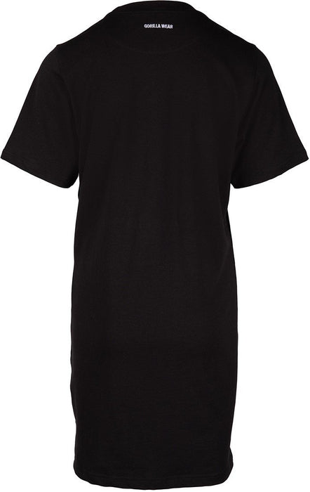 Gorilla Wear Neenah T-Shirt Dress - Black - T-Shirt Dress at MySupplementShop by Gorilla Wear