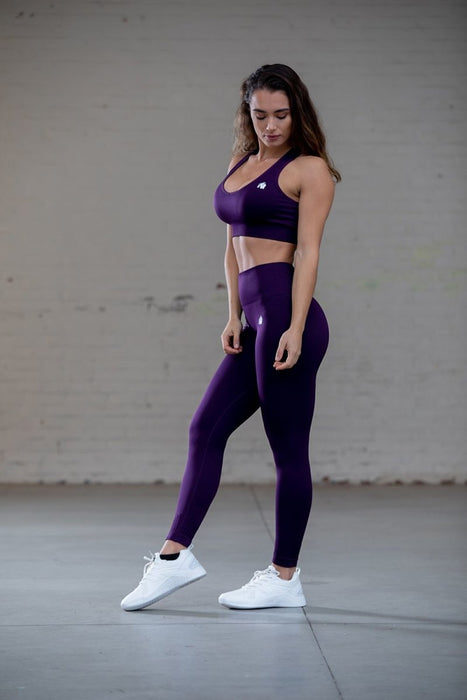 Gorilla Wear Neiro Seamless Leggings - Purple - XS/Small - Leggings at MySupplementShop by Gorilla Wear