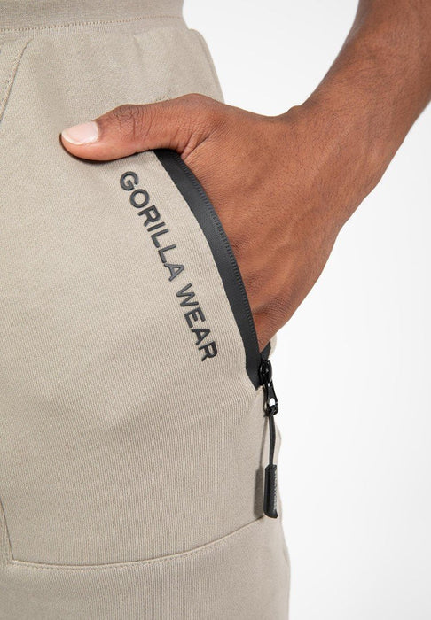 Gorilla Wear Newark Pants - Beige - XXXL - Pants at MySupplementShop by Gorilla Wear