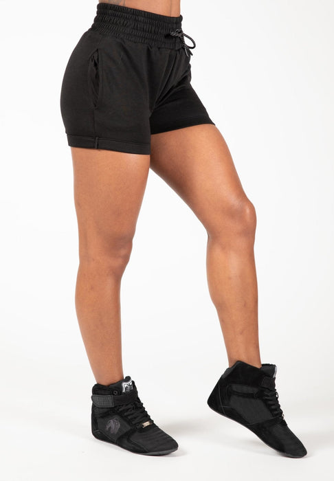 Gorilla Wear Pixley Sweatshorts - Black - Medium - Sweatshorts at MySupplementShop by Gorilla Wear