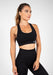 Gorilla Wear Yava Seamless Sports Bra - Black - Sports Bra at MySupplementShop by Gorilla Wear