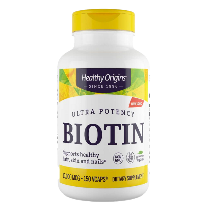 Healthy Origins Biotin 10,000mcg 150 Veggie Capsules