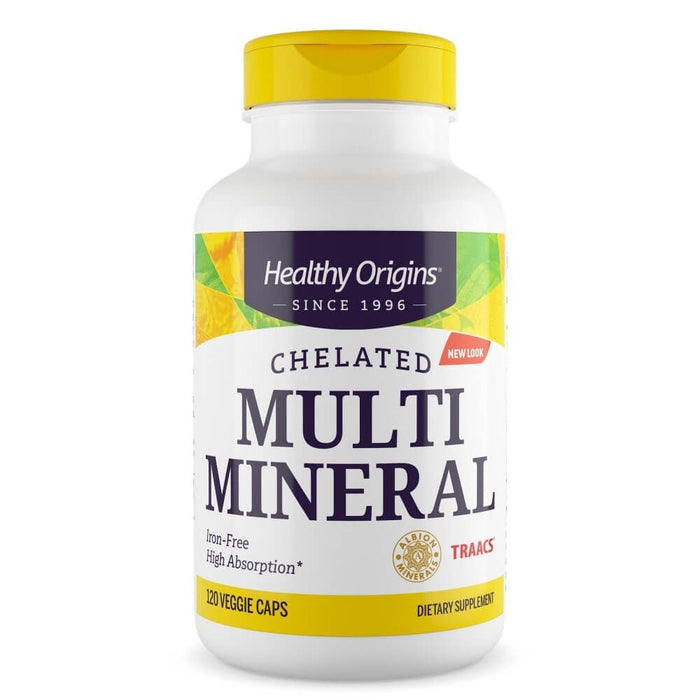 Healthy Origins Chelated Multi Mineral 120 Veggie Capsules - Brain & Memory at MySupplementShop by Healthy Origins