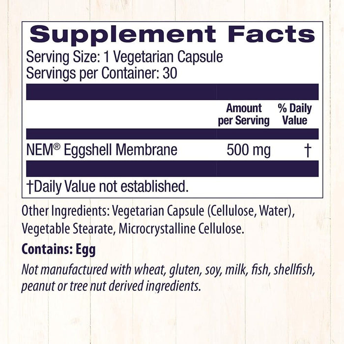 Healthy Origins Eggshell Membrane 500mg 30 Veggie Capsules - Joint Support at MySupplementShop by Healthy Origins