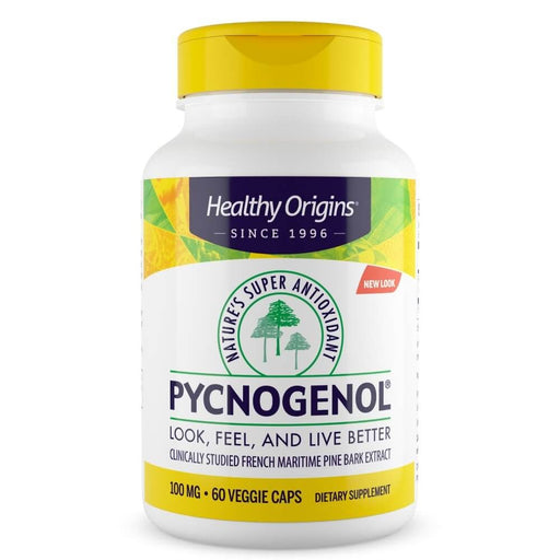 Healthy Origins Pycnogenol 100 mg 60 Veggie Capsules - Skin Care at MySupplementShop by Healthy Origins