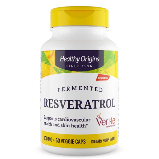 Healthy Origins Resveratrol 300mg 60 Veggie Capsules - Skin Care at MySupplementShop by Healthy Origins