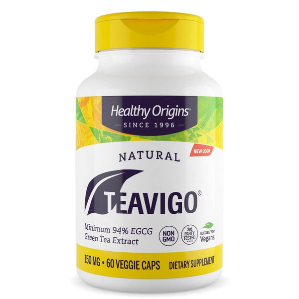 Healthy Origins Teavigo 150mg, Green Tea Extract 60 Veggie Capsules - Heart Health at MySupplementShop by Healthy Origins