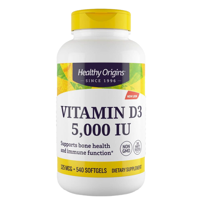 Healthy Origins Vitamin D3 5,000iu 540 Softgels