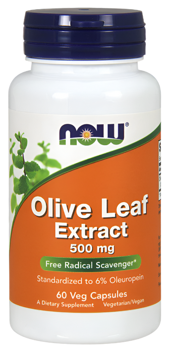 NOW Foods Olive Leaf Extract, 500mg - 60 vcaps