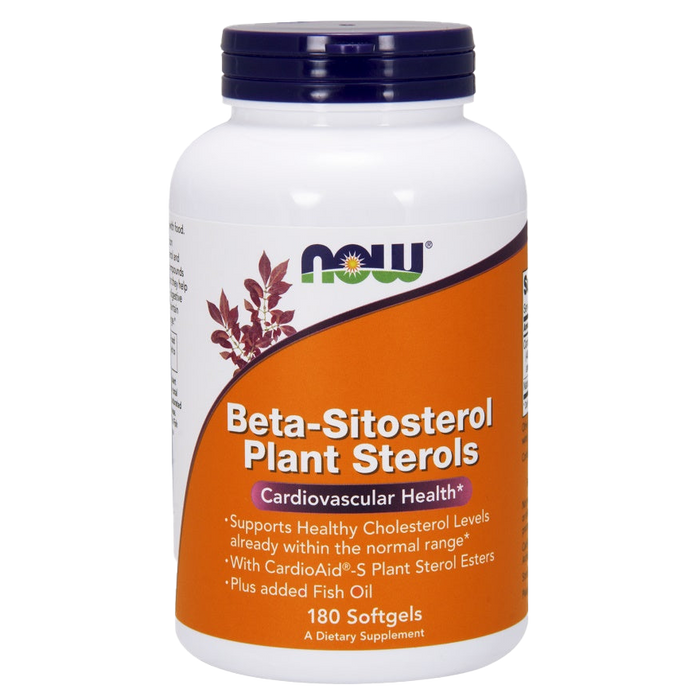 NOW Foods Beta-Sitosterol Plant Sterols - 180 softgels