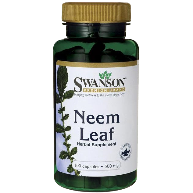 Swanson Neem Leaf, 500mg - 100 caps