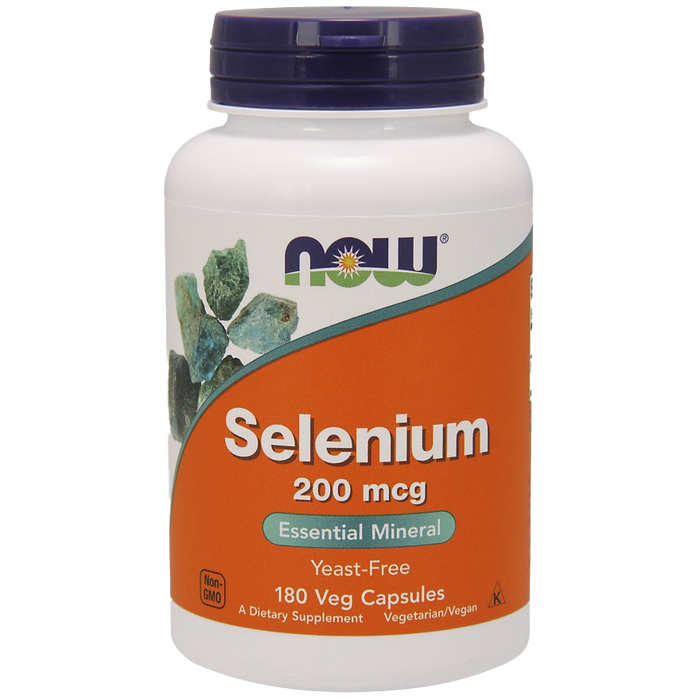 NOW Foods Selenium, 200mcg - 180 vcaps