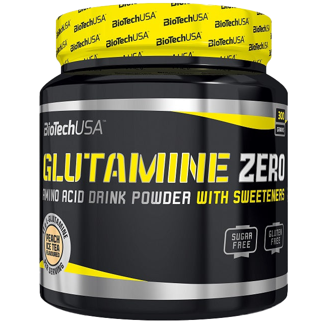 BioTechUSA Glutamine Zero, Lemon - 300 grams