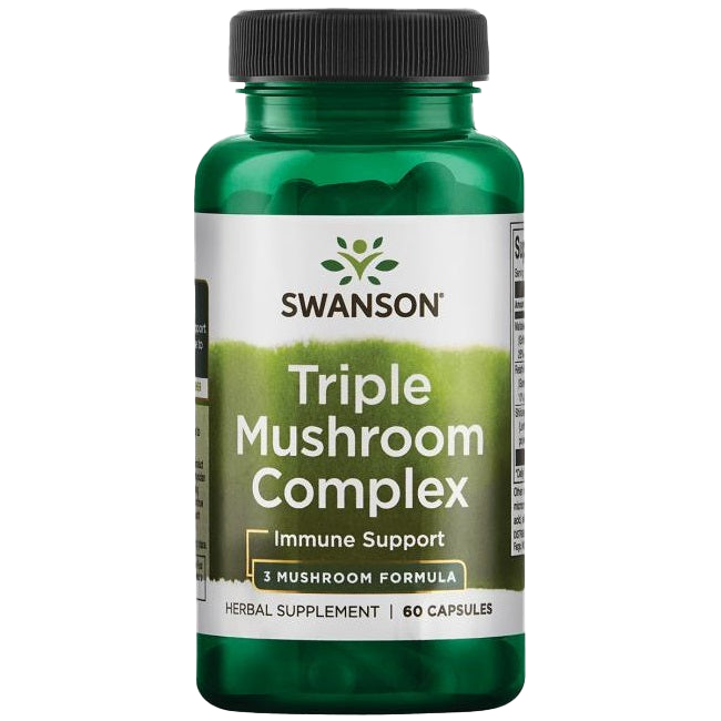 Swanson Triple Mushroom Standardized Complex - 60 caps