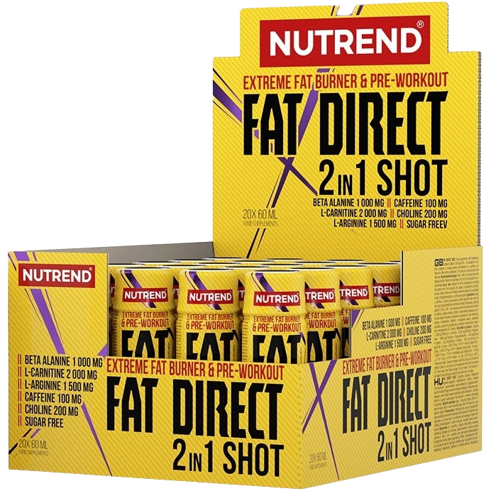 Nutrend Fat Direct 2in1 Shot - 20 x 60 ml.