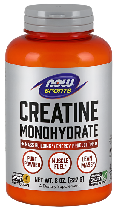 NOW Foods Creatine Monohydrate, Pure Powder 227g