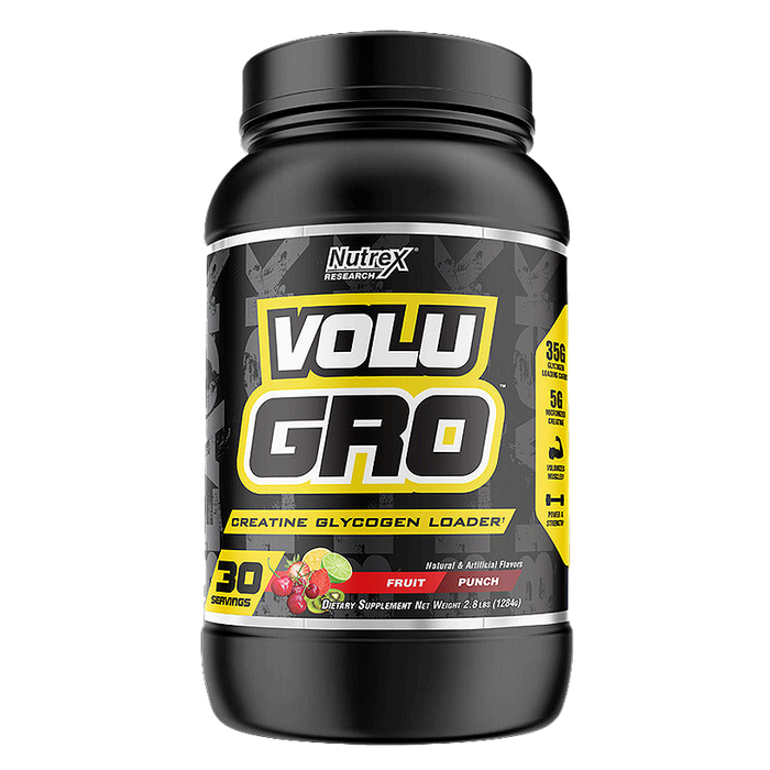 Nutrex Volu Gro, Fruit Punch - 1284 grams